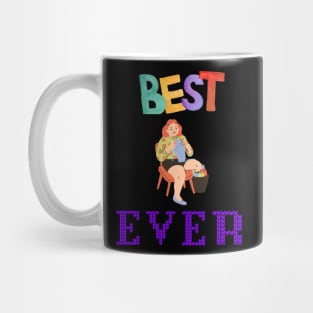 Best knitting mom ever Mug